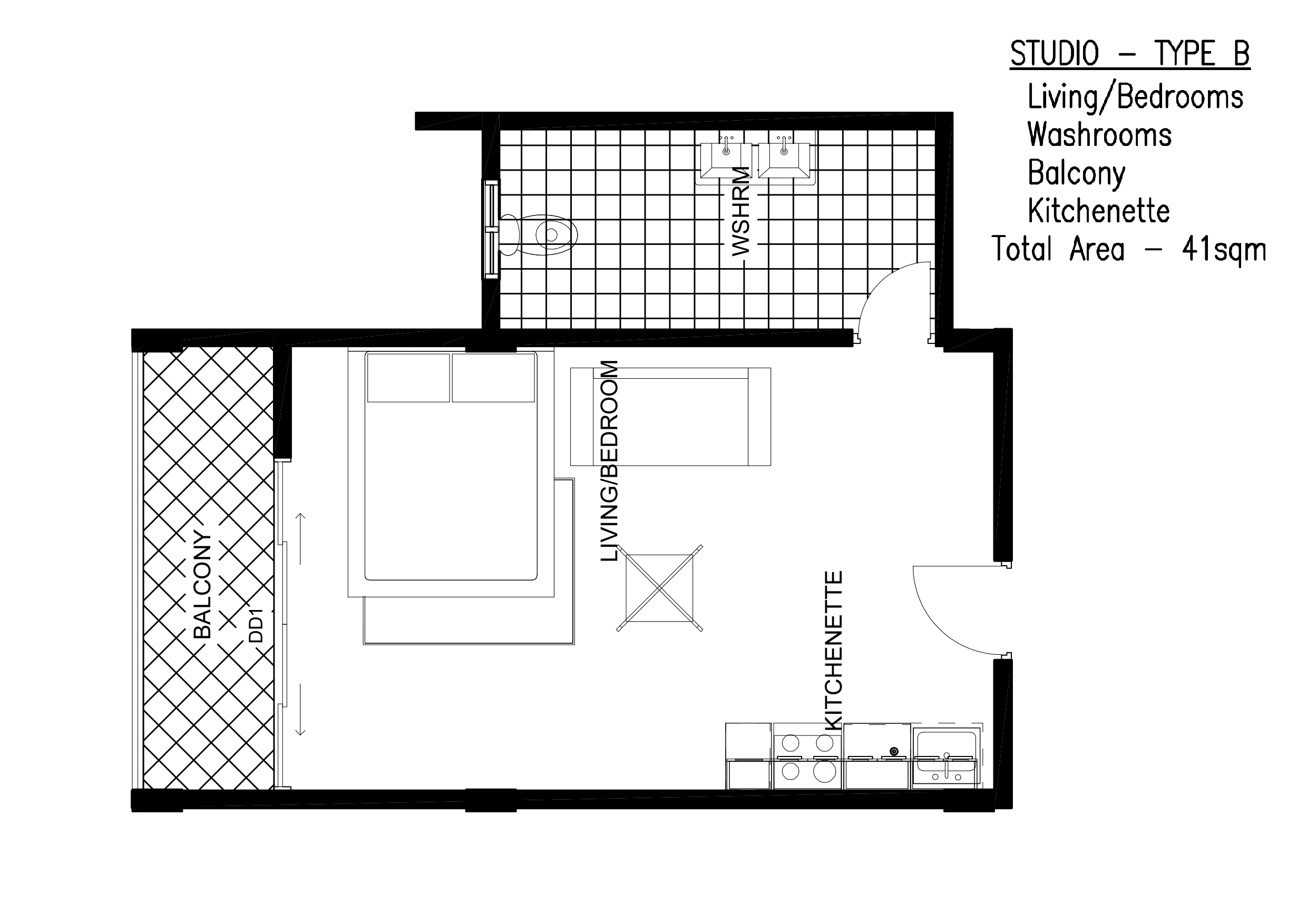 studio type B
